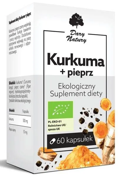 Proporcje kurkumy i pieprzu